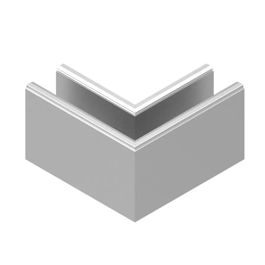 90° Corner For Glass Balustrade Channel