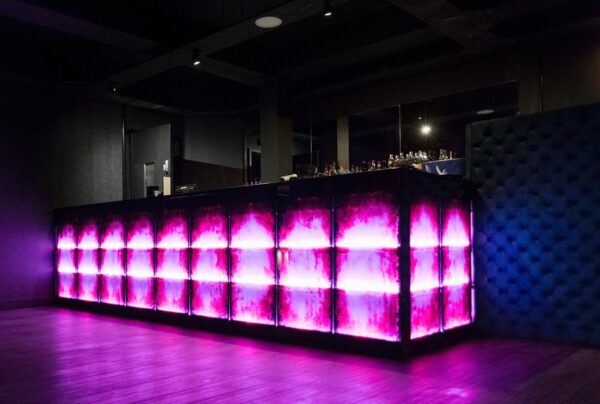 glass bar ideas