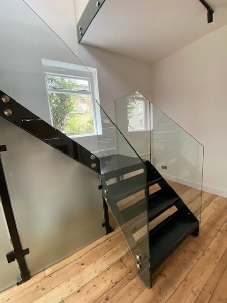 Toughened Glass Balustrade Staircase