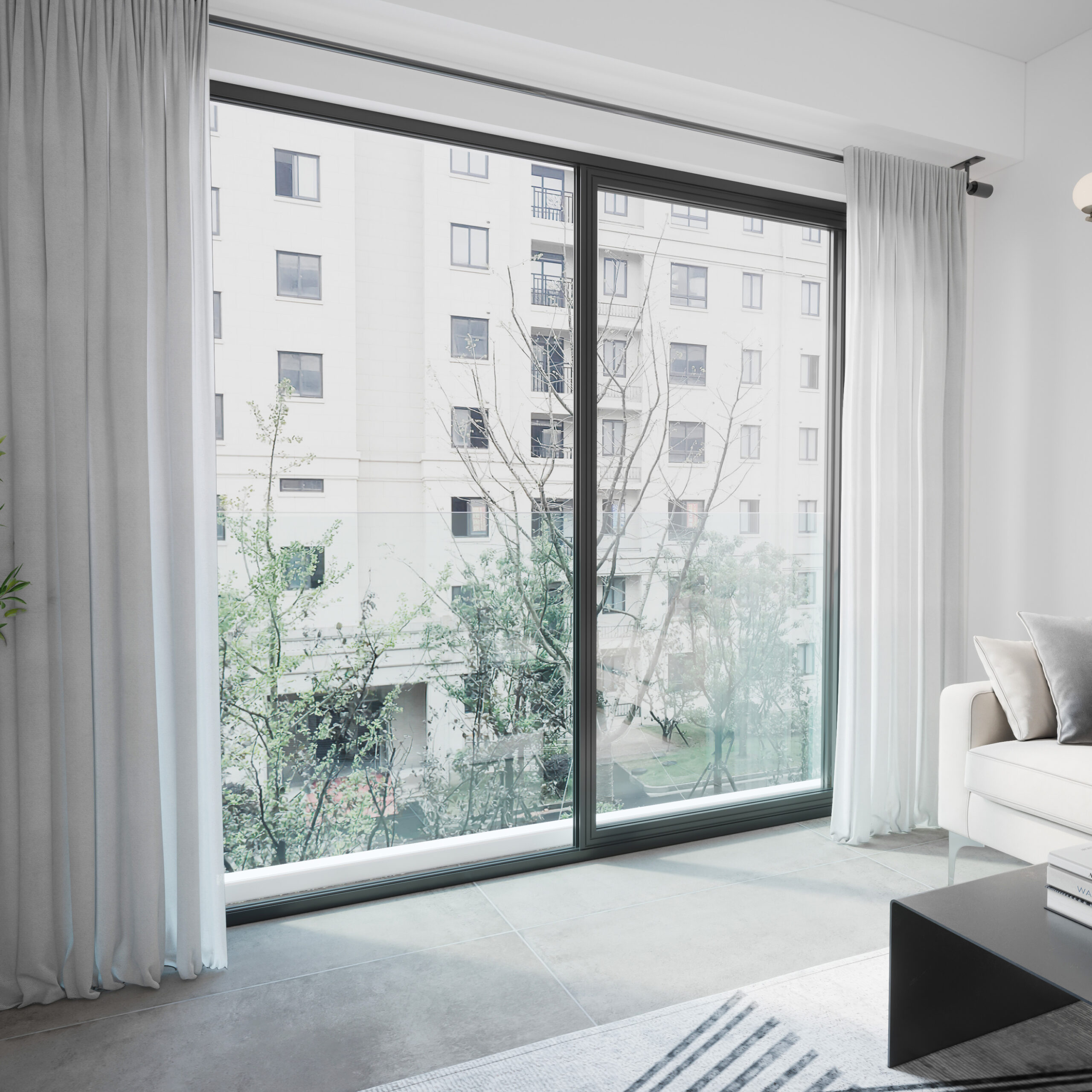 Juliet Balcony & Top Mount System (White, Grey OR Black) - Image 4