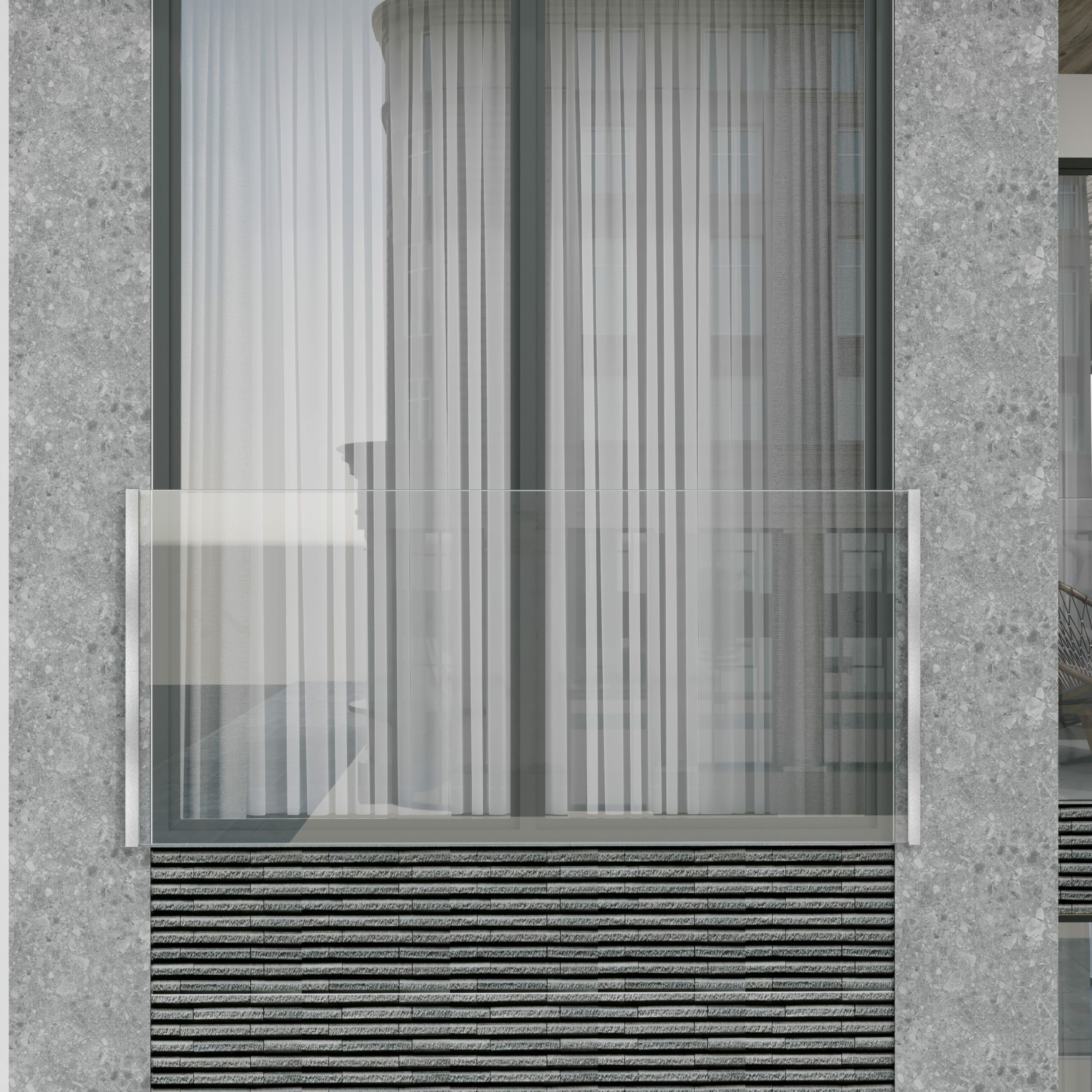 Juliet Balcony & Top Mount System (White, Grey OR Black) - Image 7