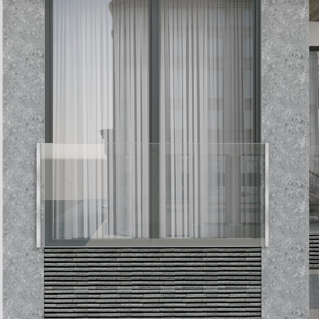 Juliet Balcony & Top Mount System (Aluminium, Anodised)