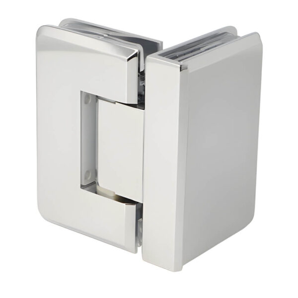 90° Glass-to-Glass Shower Door Hinge (Single)