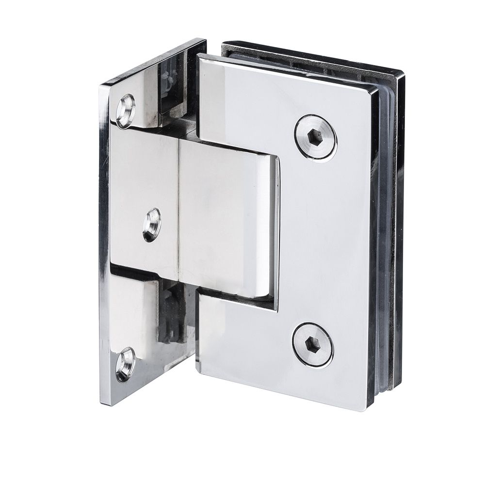 Wall Mounted Glass Door Hinge - Square Profile (Single) - Image 8