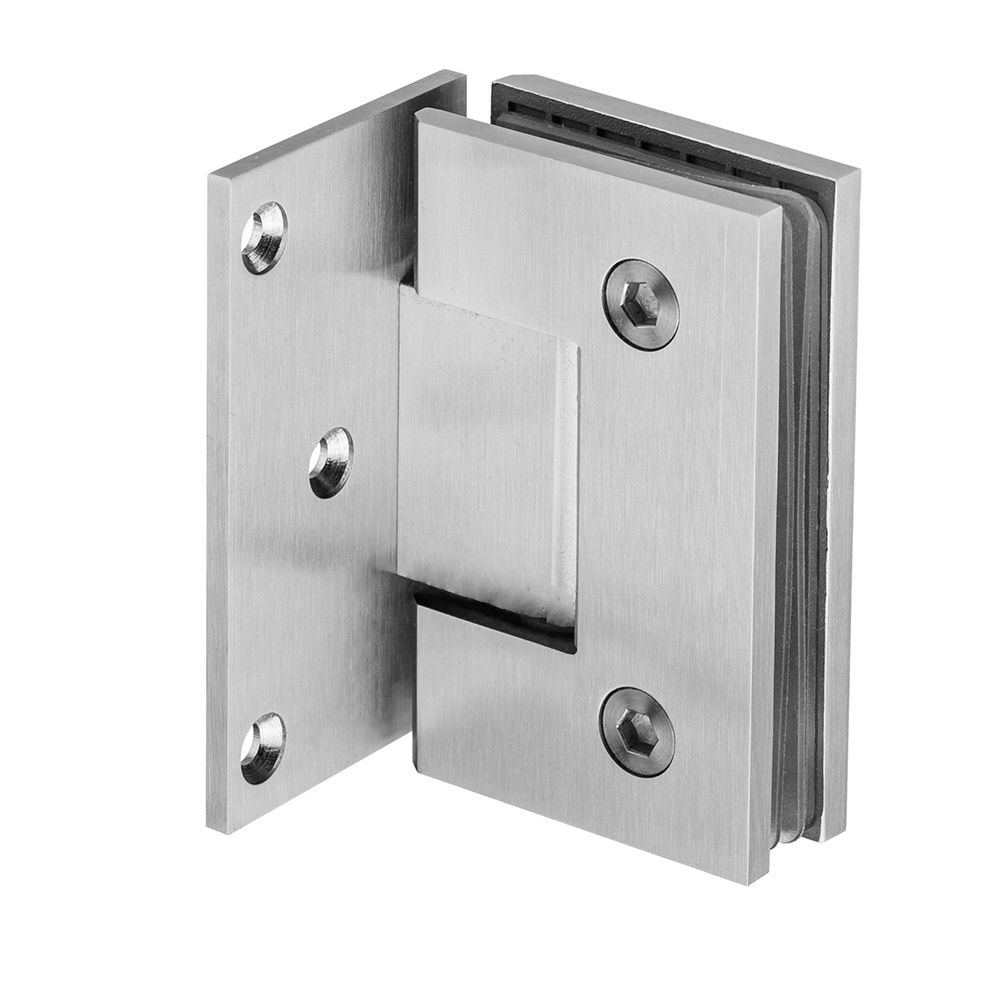 Wall Mounted Glass Door Hinge - Square Profile (Single) - Image 9