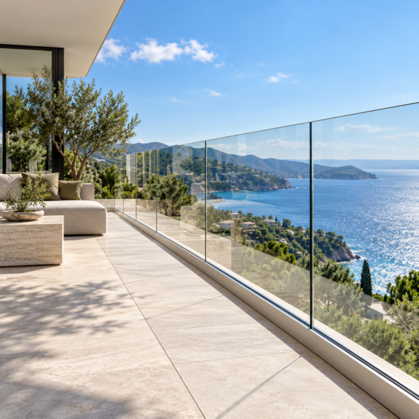 frameless glass balustrade