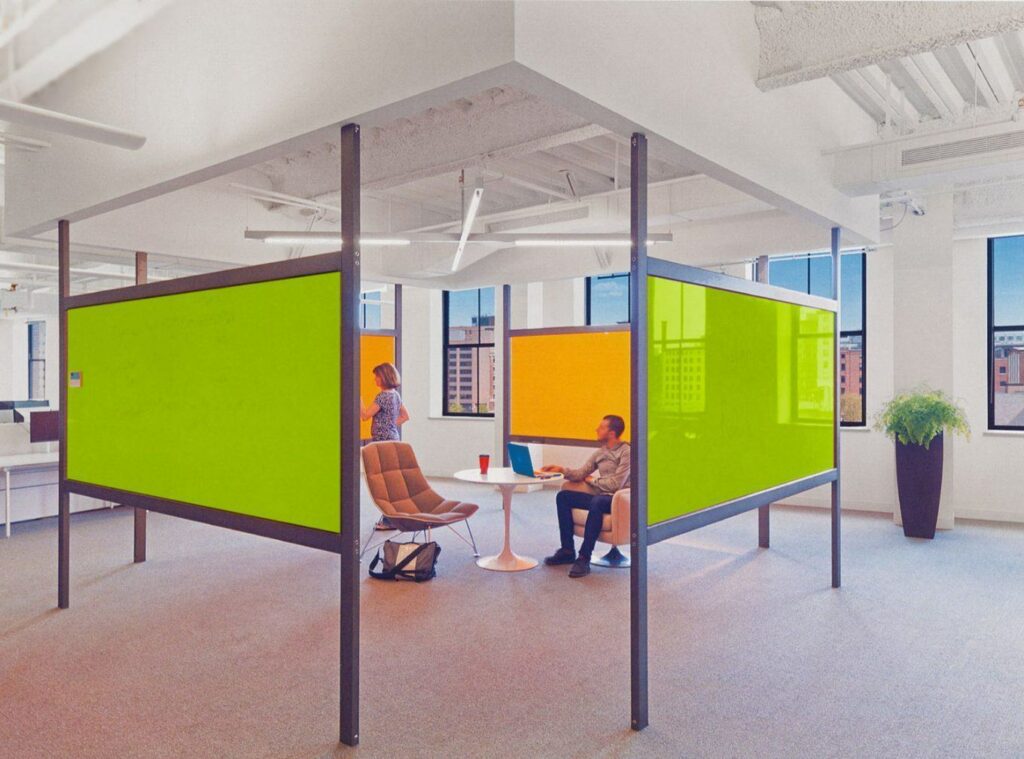 Painted glass modern -office-interior-design