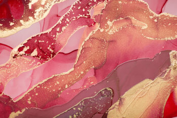 Red & Gold Marble