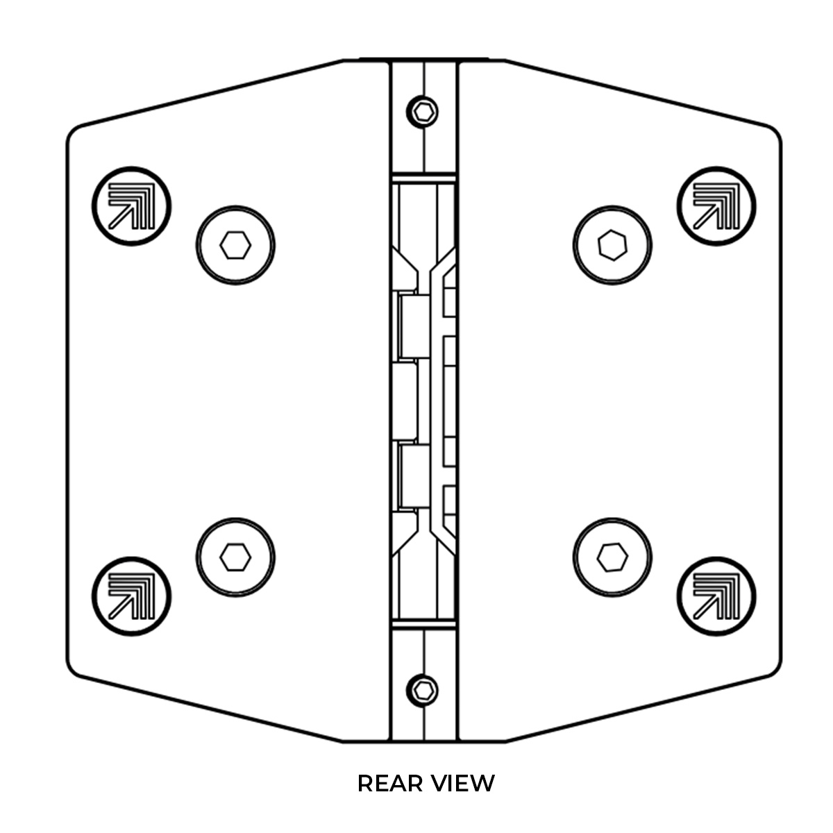 Soft Close Glass-to-Glass Balustrade Gate Hinges (Pair) - Image 4