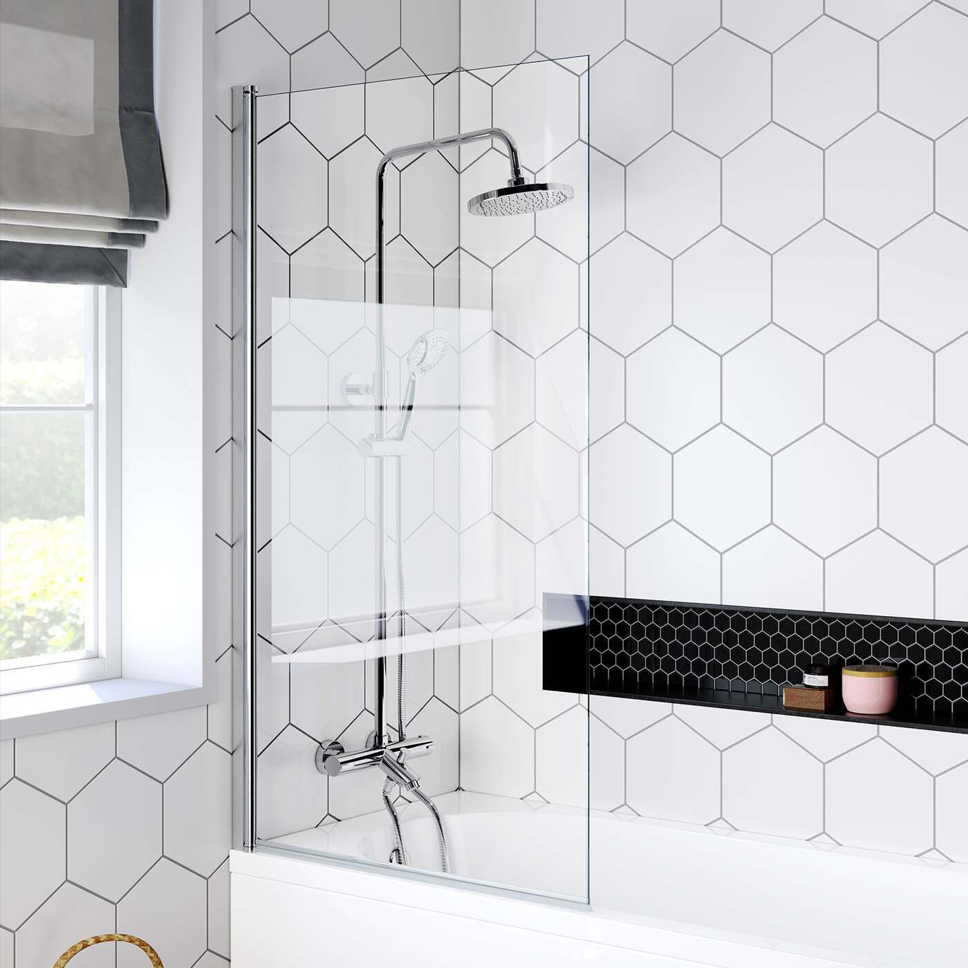 Wall Mounted Bath Screen Pivot Hinge - Image 3