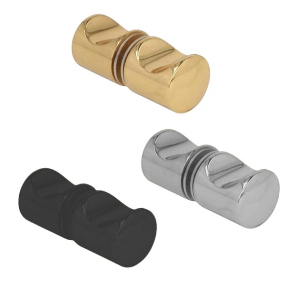 Cylinder E-Z Grip Style Shower Door Knob