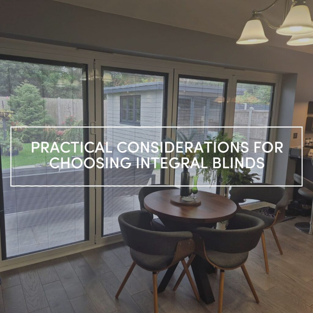 Practical Considerations For Choosing Integral Blinds