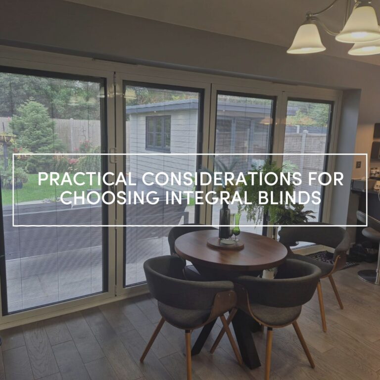 Practical Considerations For Choosing Integral Blinds