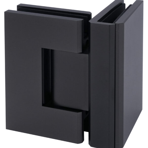 Gun Metal Glass to Glass 90⁰ Shower Hinge