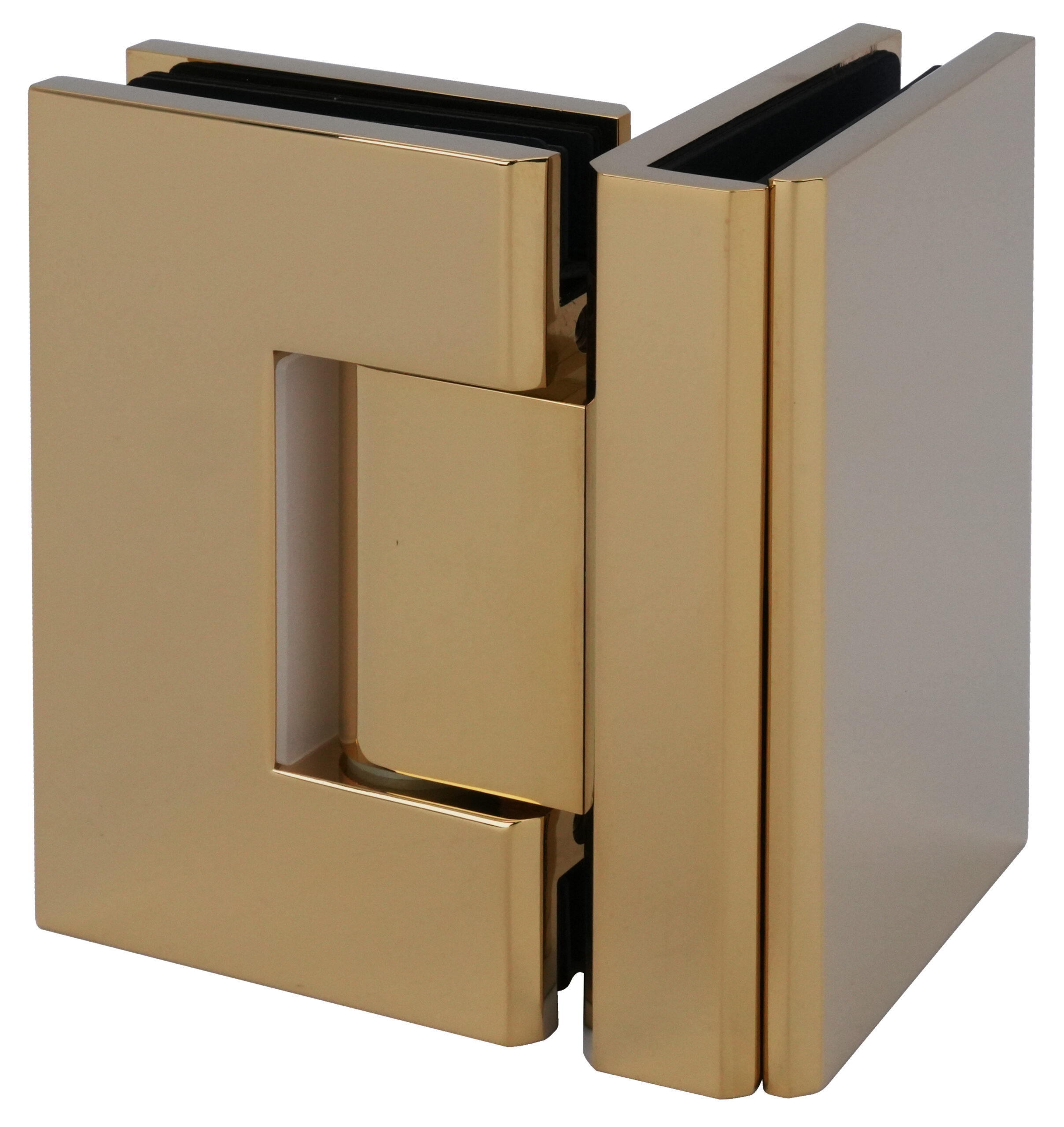 Polished Gold Glass to Glass 90⁰ Shower Hinge