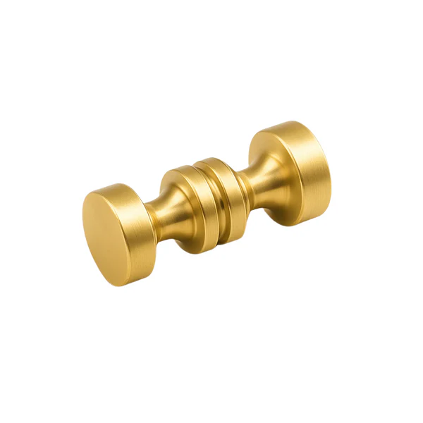 37mm⌀ Brushed Gold Double Pull Door Knob