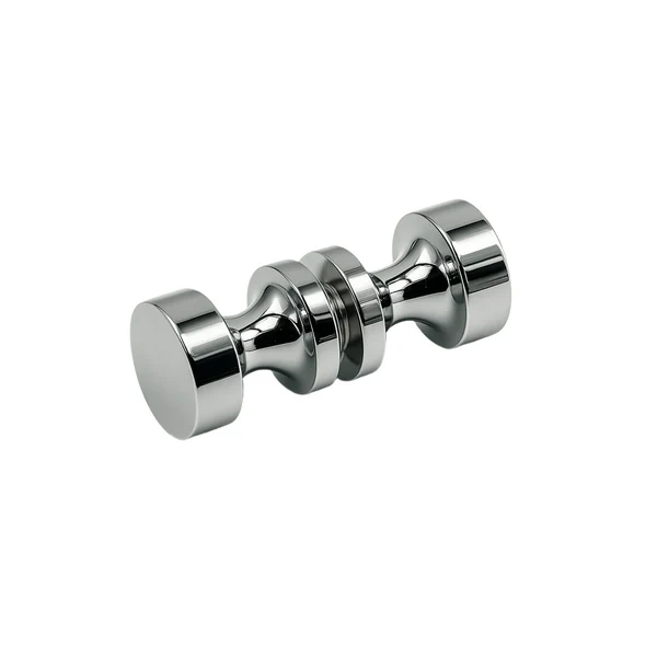 37mm⌀ Polished Chrome Double Pull Door Knob