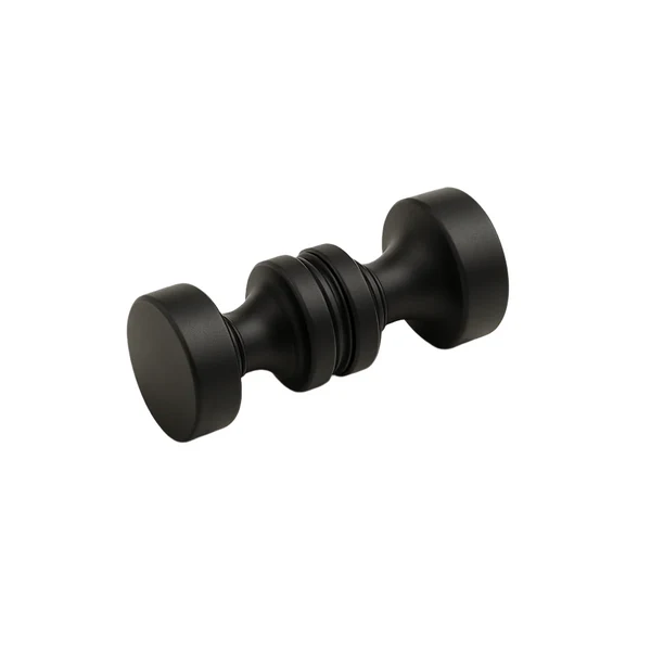 37mm⌀ Matt Black Double Pull Door Knob