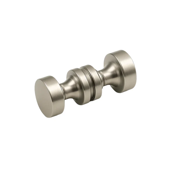 37mm⌀ Satin Nickel Double Pull Door Knob